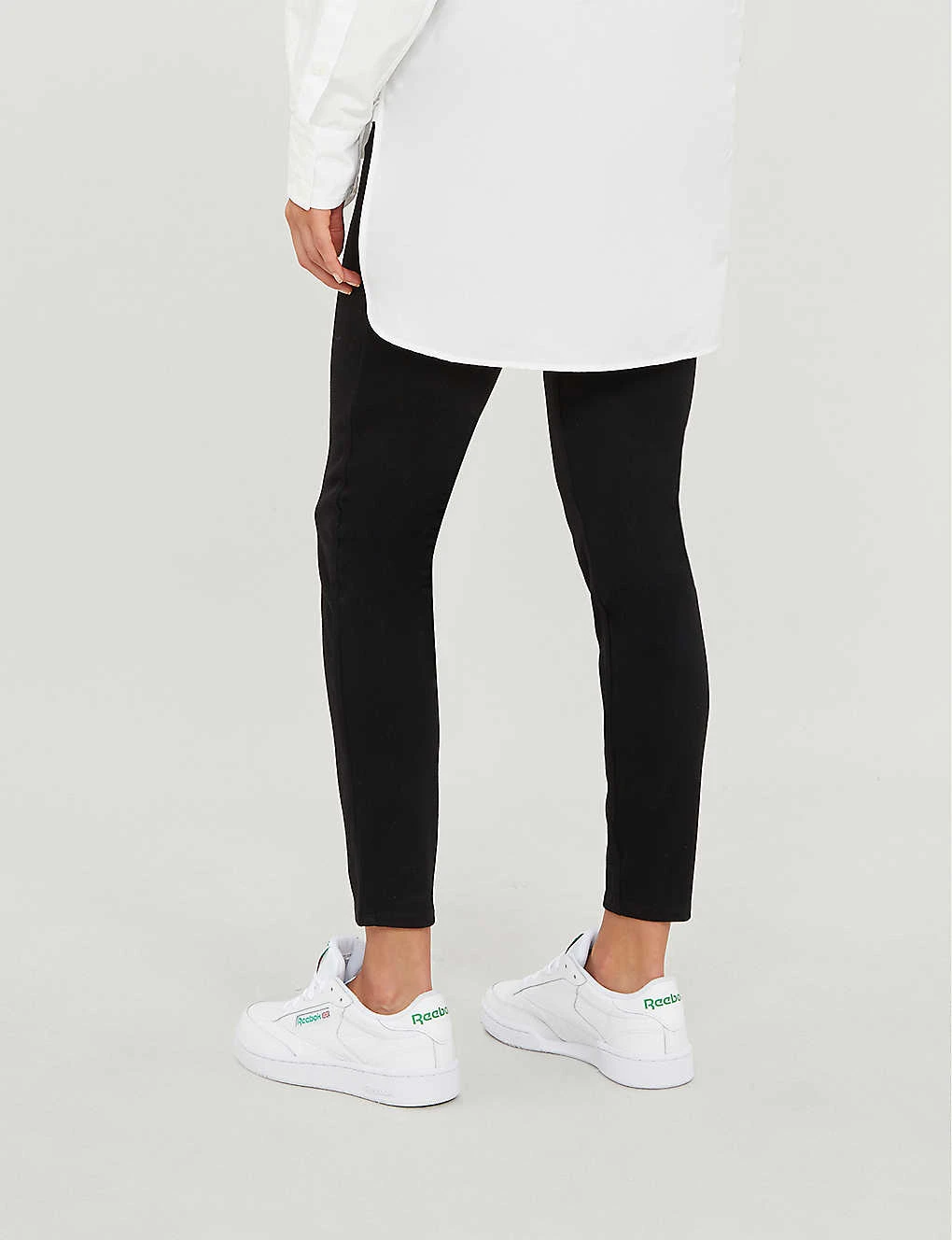 Spanx Mama Ankle Jean-ish High-rise Stretch-jersey Maternity Leggings 4 Spanx Mama Ankle Jean-ish High-rise Stretch-jersey Maternity Leggings - Image 4