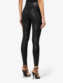 Spanx Moto Faux-leather Leggings -Women Clothing Store 121 3004166 20136R VERYBLACK ALT03