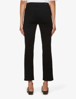 Paige Hoxton Straight High-rise Jeans 12 Paige Hoxton Straight High-rise Jeans -Women Clothing Store 188 3002369 18515212139 BLACKSHADOW ALT03