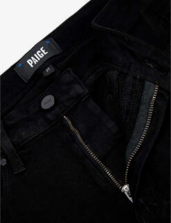 Paige Hoxton Straight High-rise Jeans 15 Paige Hoxton Straight High-rise Jeans -Women Clothing Store 188 3002369 18515212139 BLACKSHADOW ALT06