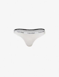 Calvin Klein Carousel Cotton-jersey Thong
