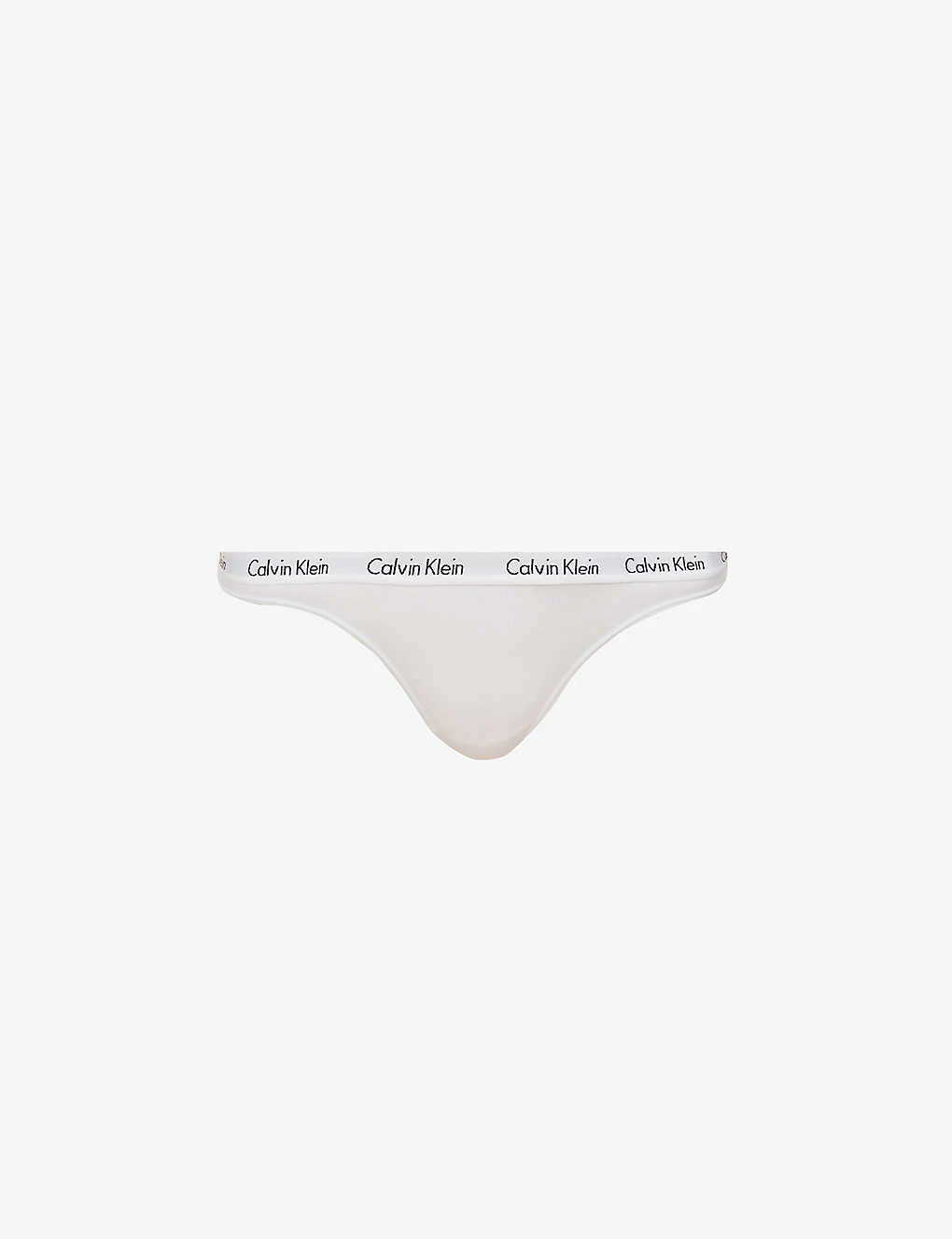 Calvin Klein Carousel Cotton-jersey Thong 2 Calvin Klein Carousel Cotton-jersey Thong - Image 2