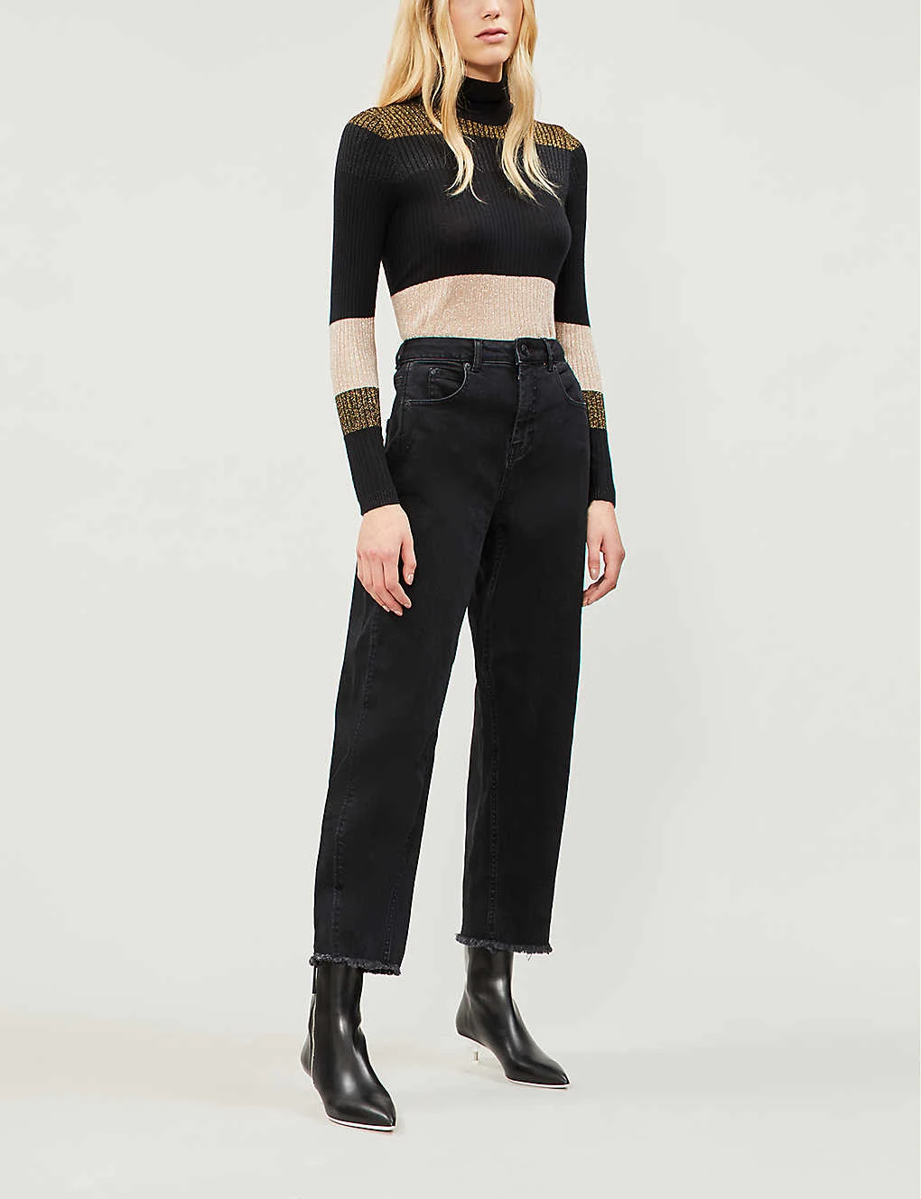 Whistles Barrel-leg High-rise Jeans 3 Whistles Barrel-leg High-rise Jeans - Image 3