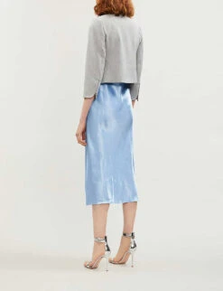 Ted Baker Michah Slim-fit Woven Blazer -Women Clothing Store 870 10003 156806 LTGREY ALT02