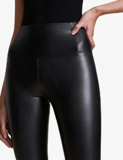 AllSaints Cora Faux-leather Leggings -Women Clothing Store 930 10136 WL166P BLACK ALT04