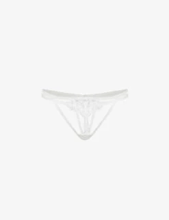 BLUEBELLA Nova Mid-rise Stretch-lace Thong