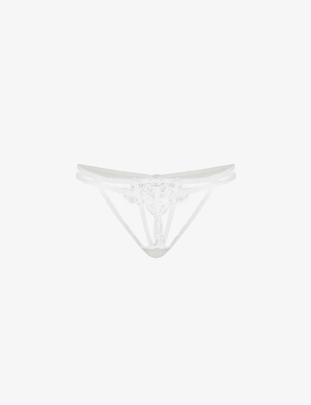BLUEBELLA Nova Mid-rise Stretch-lace Thong 2 BLUEBELLA Nova Mid-rise Stretch-lace Thong - Image 2