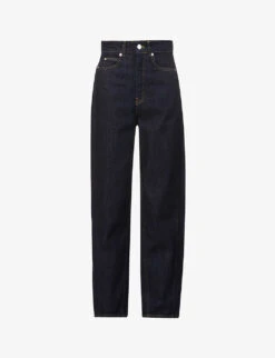 Whistles Authentic High-rise Straight-leg Jeans