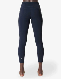 Sweaty Betty Power 7/8 Workout Stretch-jersey Leggings -Women Clothing Store R03741884 NAVYBLUE ALT02