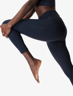 Sweaty Betty Power 7/8 Workout Stretch-jersey Leggings -Women Clothing Store R03741884 NAVYBLUE ALT03