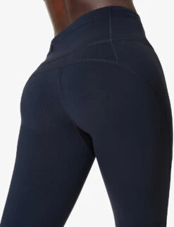 Sweaty Betty Power 7/8 Workout Stretch-jersey Leggings -Women Clothing Store R03741884 NAVYBLUE ALT07