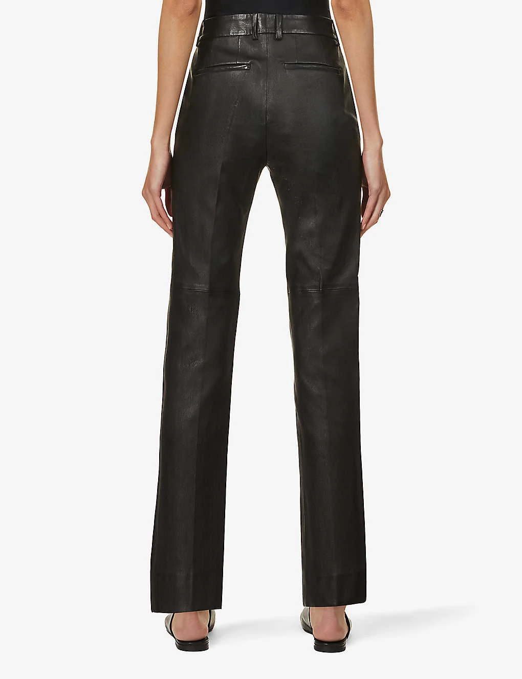 Joseph Coleman High-rise Leather Trousers 4 Joseph Coleman High-rise Leather Trousers - Image 4