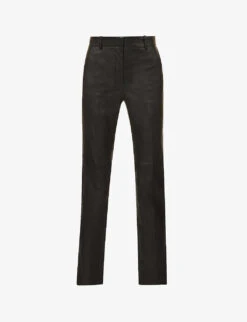Joseph Coleman High-rise Leather Trousers