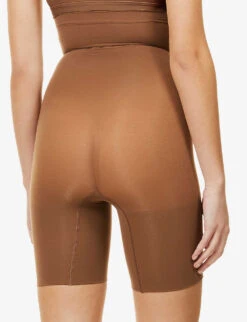 Spanx High Power Stretch-woven Shorts -Women Clothing Store R03750100 CHESNUTBROWN ALT03