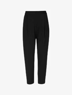 AllSaints Aleida Tri Tapered Mid-rise Stretch-woven Trousers