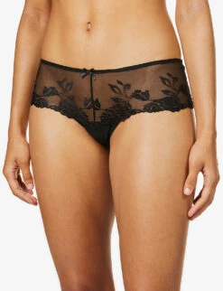Aubade Softessence High-rise Mesh Briefs 9 Aubade Softessence High-rise Mesh Briefs -Women Clothing Store R03808092 NOIR ALT04