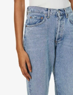 AGOLDE Lana Straight-leg Mid-rise Organic-cotton Denim Jeans 11 AGOLDE Lana Straight-leg Mid-rise Organic-cotton Denim Jeans -Women Clothing Store R03859832 FICTION ALT04