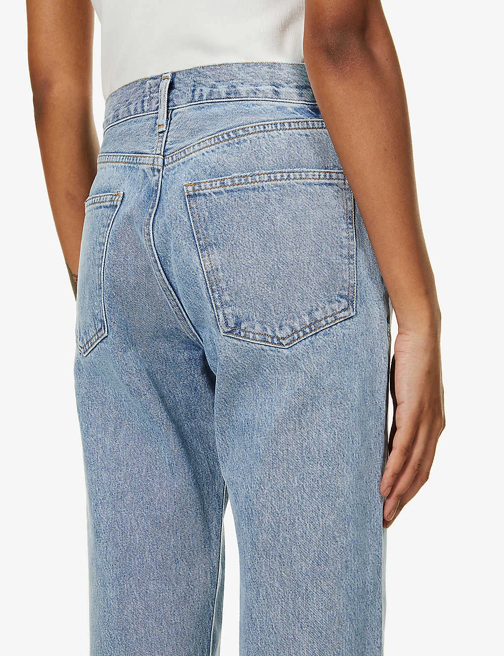 AGOLDE Lana Straight-leg Mid-rise Organic-cotton Denim Jeans 6 AGOLDE Lana Straight-leg Mid-rise Organic-cotton Denim Jeans - Image 6