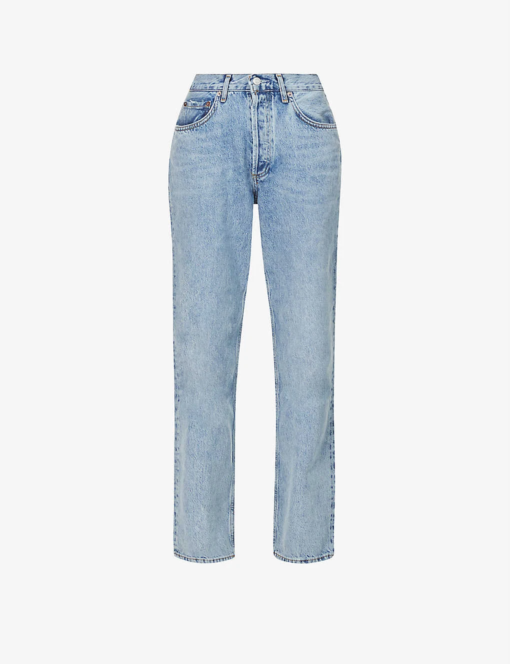 AGOLDE Lana Straight-leg Mid-rise Organic-cotton Denim Jeans 1 AGOLDE Lana Straight-leg Mid-rise Organic-cotton Denim Jeans