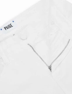 Paige Hoxton Cropped Skinny-leg High-rise Stretch-denim Jeans -Women Clothing Store R03920984 CRISPWHITE ALT06