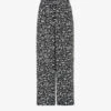 Whistles Abstract Smudge Graphic-print Woven Trousers