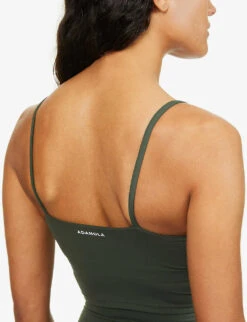 Tank Round-neck Stretch-jersey Bralette 9 Tank Round-neck Stretch-jersey Bralette -Women Clothing Store R03936929 DARKOLIVE ALT04