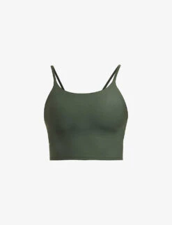 Tank Round-neck Stretch-jersey Bralette