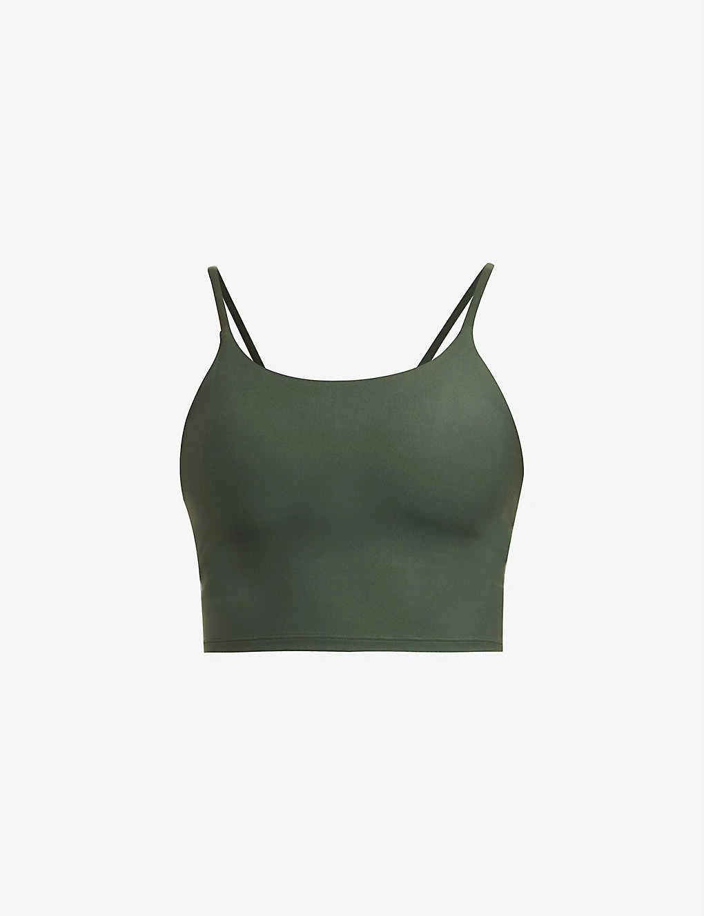 Tank Round-neck Stretch-jersey Bralette 1 Tank Round-neck Stretch-jersey Bralette