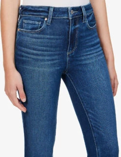 Paige Cindy Straight-leg High-rise Stretch-denim Jeans -Women Clothing Store R03941948 SOLEIL ALT04