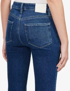 Paige Cindy Straight-leg High-rise Stretch-denim Jeans -Women Clothing Store R03941948 SOLEIL ALT05