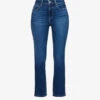 Paige Cindy Straight-leg High-rise Stretch-denim Jeans