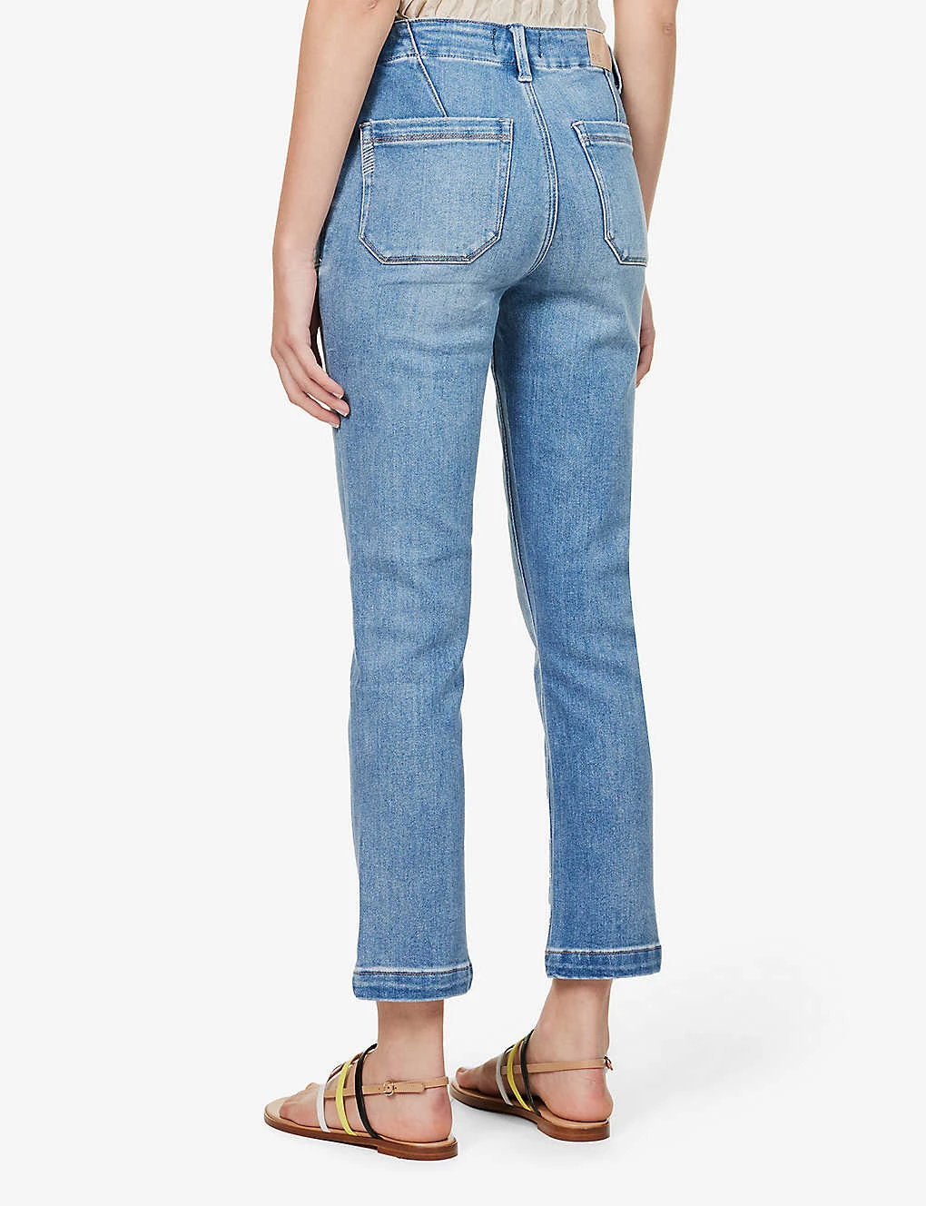 Paige Mayslie Straight-leg Mid-rise Stretch-denim Jeans 4 Paige Mayslie Straight-leg Mid-rise Stretch-denim Jeans - Image 4