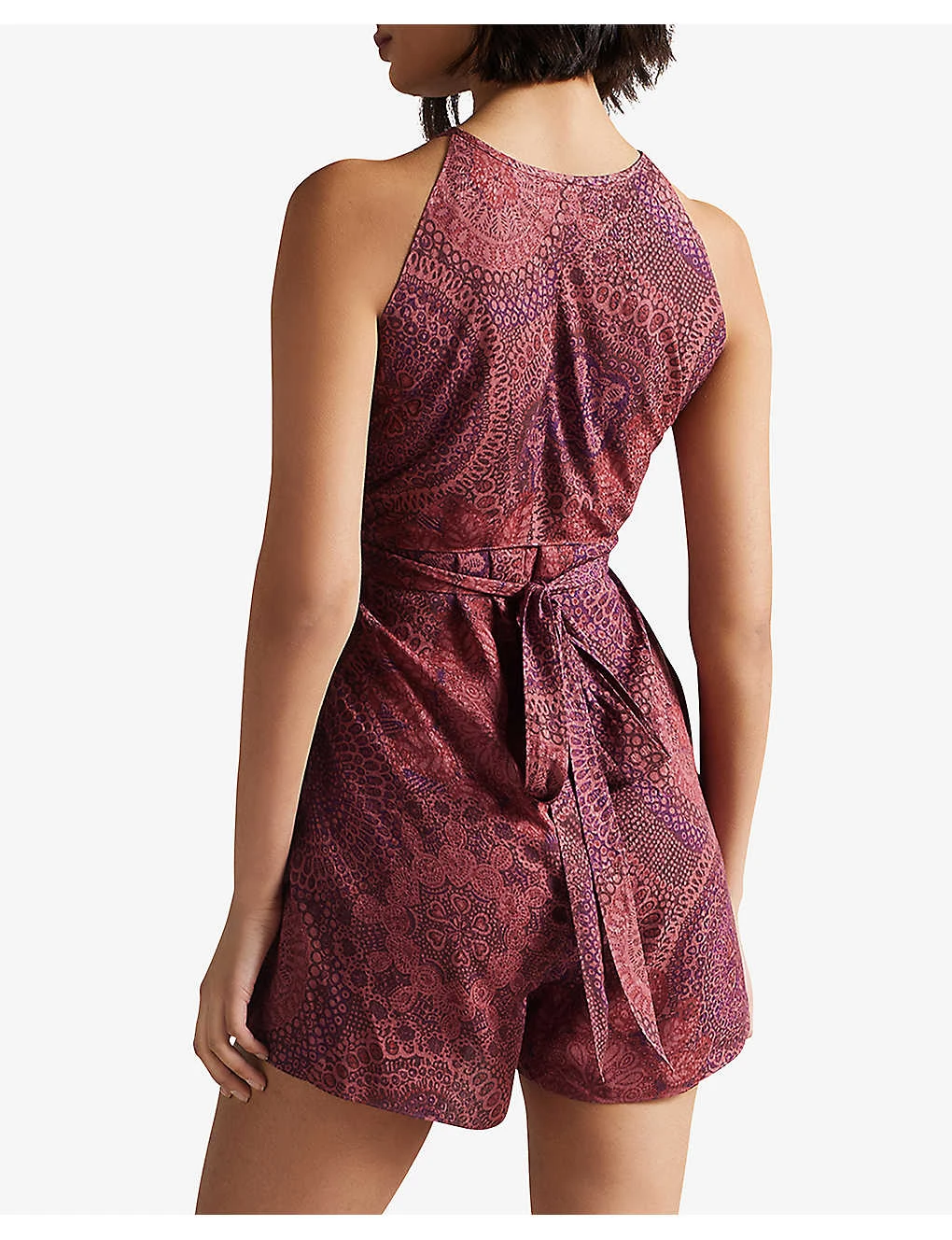 Ted Baker Odesia Graphic-print Woven Playsuit 4 Ted Baker Odesia Graphic-print Woven Playsuit - Image 4