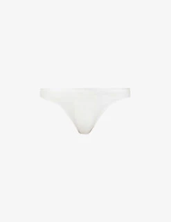 Seamless Mid-rise Microfibre Thong