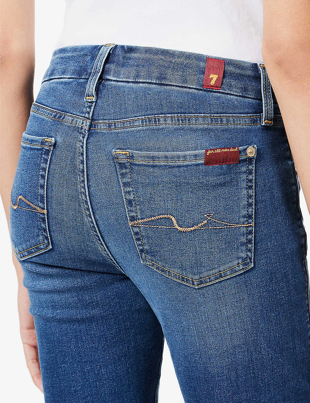 7 For All Mankind Kimmie Straight-leg Mid-rise Stretch-denim Jeans 6 7 For All Mankind Kimmie Straight-leg Mid-rise Stretch-denim Jeans - Image 6