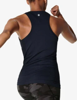 Sweaty Betty Athlete Seamless Stretch-jersey Vest Top -Women Clothing Store R03958948 BLACK ALT03