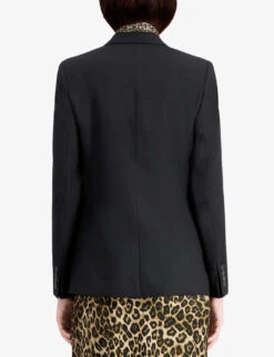 THE KOOPLES Single-breasted Wool Blazer -Women Clothing Store R03977098 BLA01 ALT03