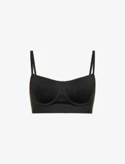 Calvin Klein Bonded Flex Seamless Stretch-woven Balconette Bra