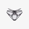 AGENT PROVOCATEUR Nyxie Strappy Mid-rise Mesh Brazilian Briefs