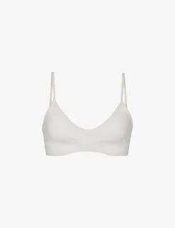 Smoothing V-neck Stretch-woven Bralette