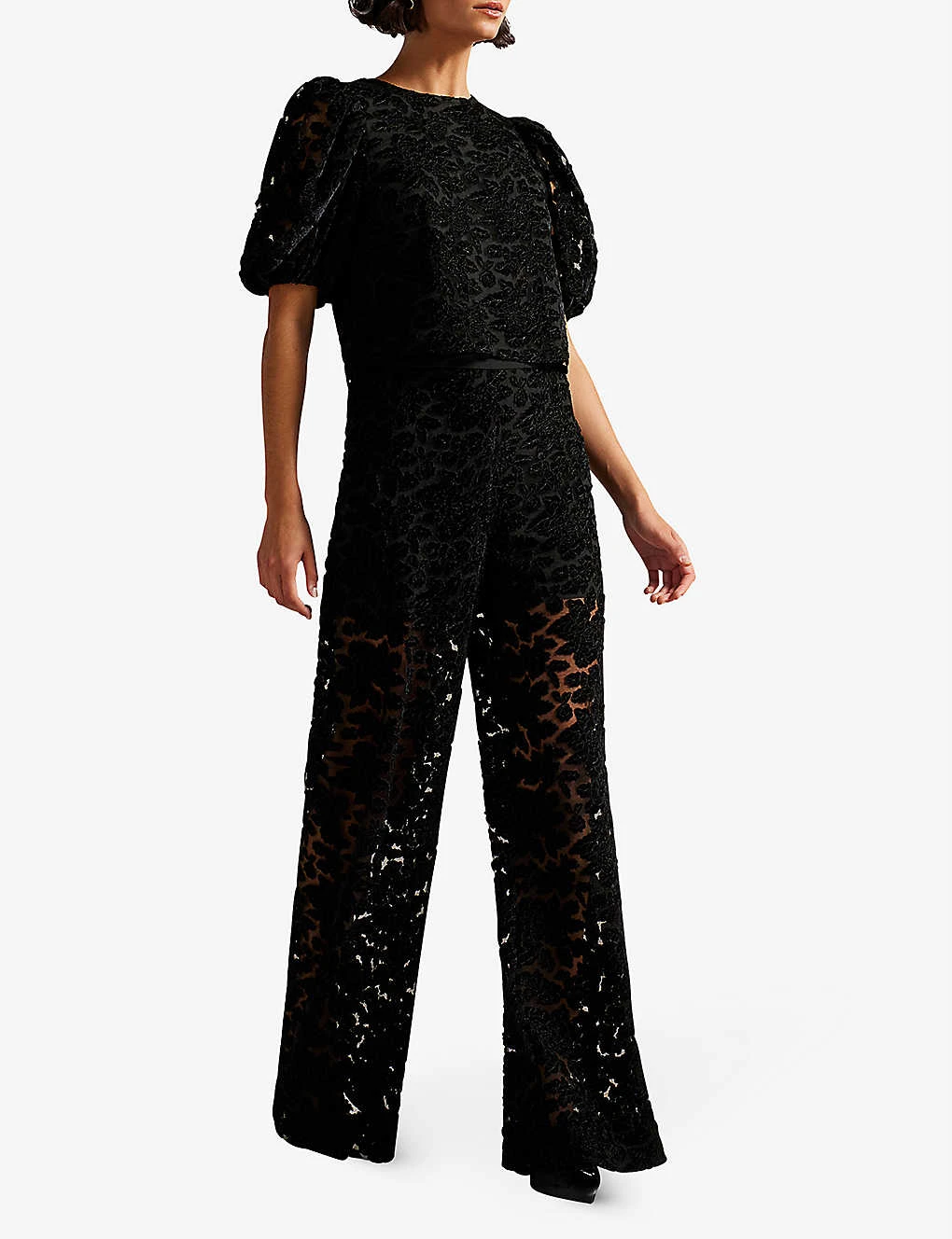 Ted Baker Indyia Floral-devoré Woven Top 2 Ted Baker Indyia Floral-devoré Woven Top - Image 2