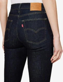 Levis 724 Straight-leg High-rise Stretch-denim Jeans -Women Clothing Store R04062389 BLUEWAVERINSE ALT05