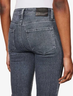 Paige Cindy Straight-leg High-rise Stretch-cotton-blend Denim Jeans -Women Clothing Store R04062732 ASHBLACK ALT05