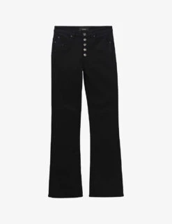 Ikks Flared High-rise Stretch-denim Jeans