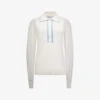 Reiss Fran Oversized Collar Woven Top