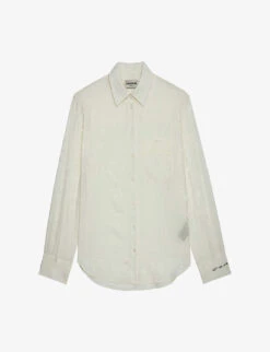 Zadig & Voltaire Morning Star Silk-jacquard Shirt