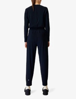Sweaty Betty Explorer Tapered-leg Stretch-woven Jumpsuit -Women Clothing Store R04074782 BLACK ALT03