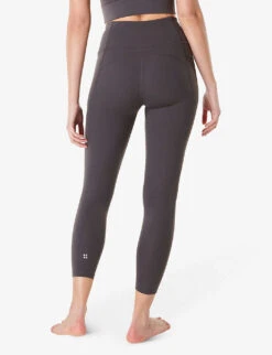 Sweaty Betty Super Soft 7/8 High-rise Stretch-woven Leggings 8 Sweaty Betty Super Soft 7/8 High-rise Stretch-woven Leggings -Women Clothing Store R04074833 URBANGREY ALT03