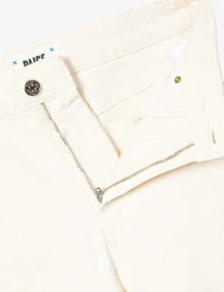 Paige Frankie Raw-hem Wide-leg High-rise Stretch-denim Jeans -Women Clothing Store R04078776 DESERTDUNEDESTRUCTED ALT06