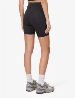 Lululemon Wunder Train High-rise Stretch-woven Shorts 8 Lululemon Wunder Train High-rise Stretch-woven Shorts -Women Clothing Store R04082323 BLACK ALT03